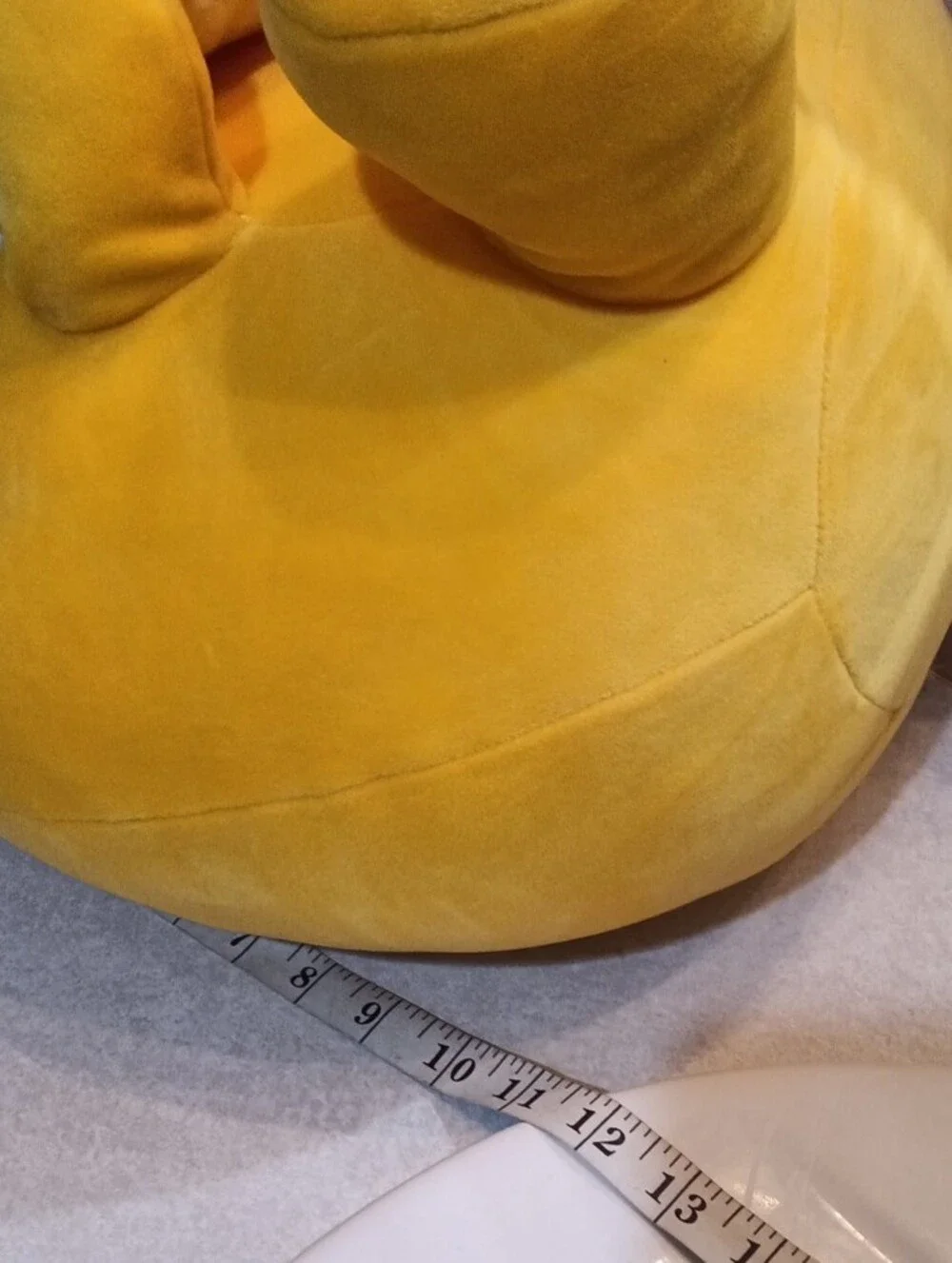 Yellow Sloth Plush Holding Dole Pineapple Toy